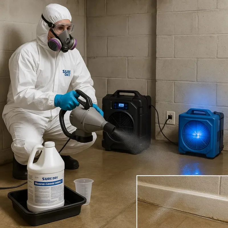 Sanitization and Odor Removal process in Goldsby, OK