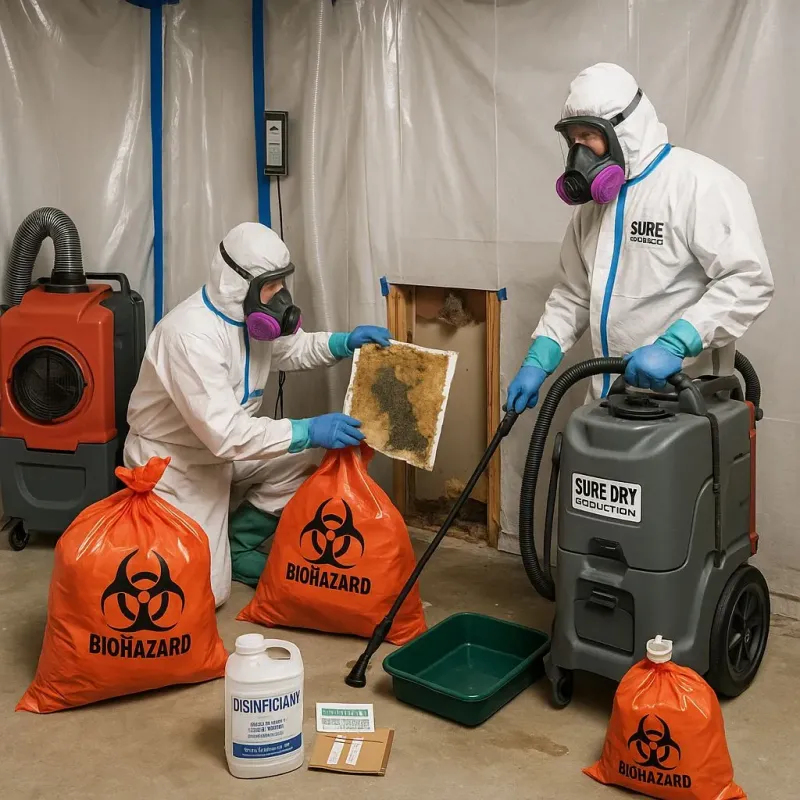 Contaminated Water Handling Protocols process in Goldsby, OK